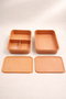 Hermia Set de 6 Cajas de Almacenamiento Rosa